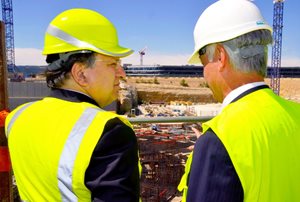 José Manuel Barroso, the President of the European Commission,  is convinced that the future of Europe is in science and innovation. On 11 July 2014, he visited ITER to reaffirm Europe's commitment to ITER.